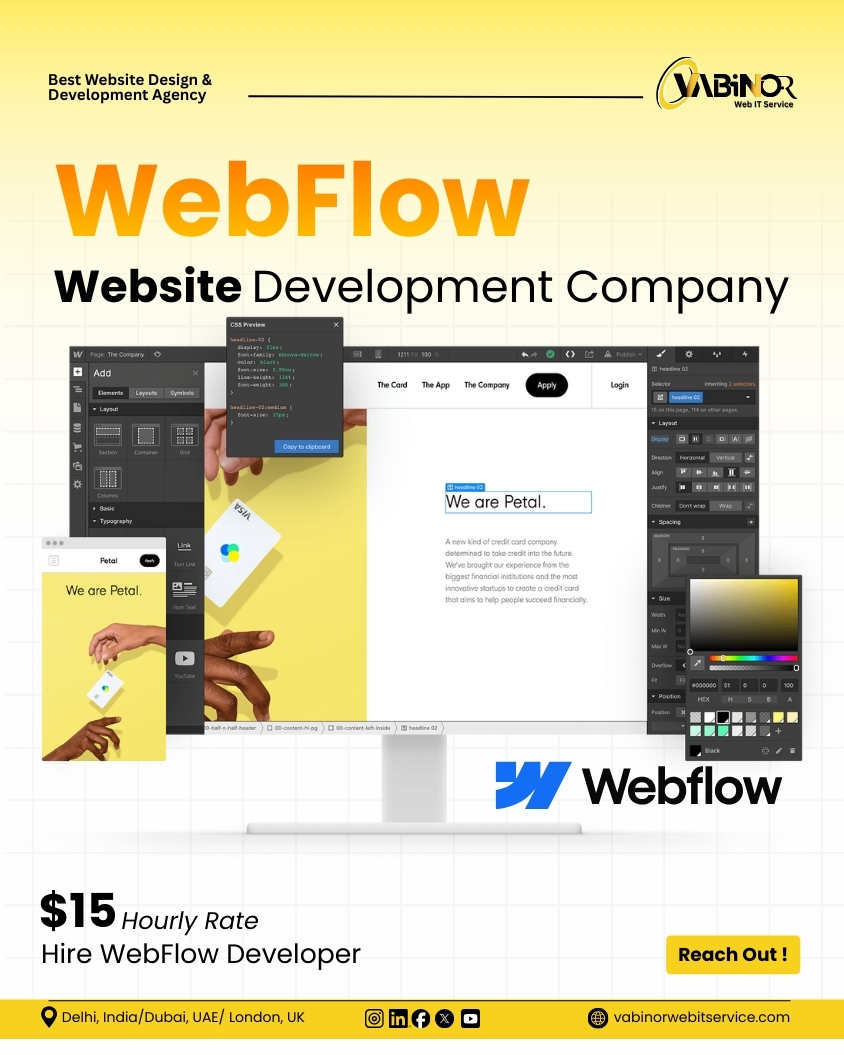 Webflow website develpment company in Delhi-HIre webflow developer